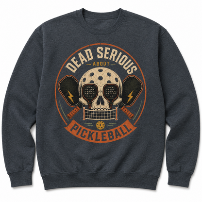 Dead Serious About Pickleball Skeleton Shirt