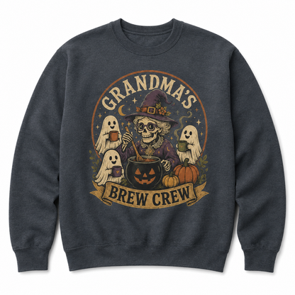 Grandma’s Brew Crew Halloween Witch Shirt
